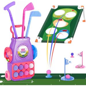 TOY Life Kids Golf Clubs 3-5, Kids Golf Set, Toddler Golf Clubs,Toddler Golf Sets 3-4 Years