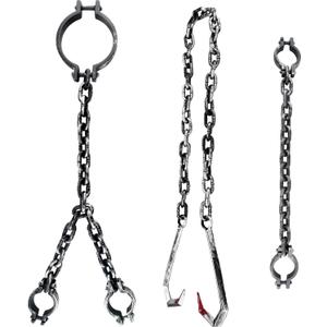 Halloween Plastic Chain Costume Prop Toy Jumbo Plastic Prison Chain Link Headcuffs Handcuffs for Halloween