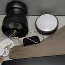 Amico Ceiling Fans with Lights, 42 inch Low Profile Ceiling fan with Light and Remote Control, Flush Mount, Reversible, 3CCT, Dimmable, Noiseless, Black Ceiling Fan for Bedroom, Indoor/Outdoor Use