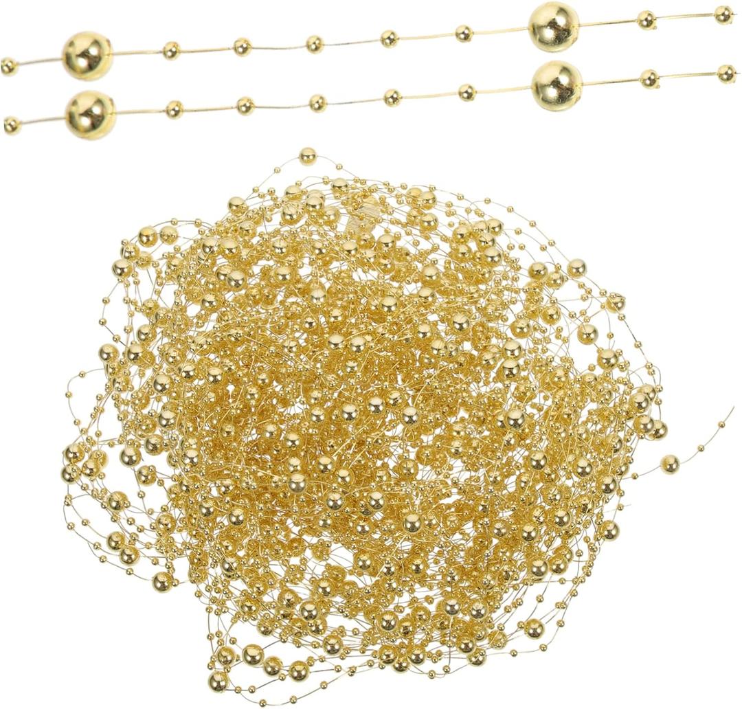 String Artificial Pearl String Beads for DIY Decor for Bouquets Vases and Floral Arrangements for Weddings and Festivals