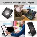 Azzsy Case for iPad A16 11th Generation 11 Inch 2025 / iPad 10th Generation 10.9 Inch 2022, [Built-in Pencil Holder] Heavy Duty Shockproof Rugged Protective Case, Black