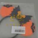 HAMUTH Bat Ears Headband, Mouse Ears Headband for Women Girls Boys, Orange Bat Ears for Party Trip Parks Cosplay Accessories