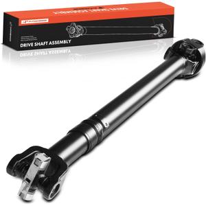 A-Premium Front Complete Drive Shaft Prop Shaft Driveshaft Assembly Compatible with Jeep Cherokee 1987-2001, Comanche 1987-1992, Wagoneer 1987-1990, 4WD Automatic Transmission, Replace# 53005542