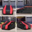 6-Layer Car Cover Waterproof All Weather for Automobiles,Universal Fit for SUV,Outdoor Full Cover Rain Sun UV Protection with Zipper Cotton,Fit SUV Jeep-Length (184" to 190")