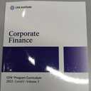 Corporate Finance CFA Institute Paperback