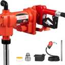 VEVOR Fuel Transfer Pump 110V, 15 GPM 57 L/min, AC Electric Oil Transfer Pump, with Auto Shut-Off Fuel Nozzle & Discharge Hose, High Flow Kit for Gasoline, Diesel, Kerosene, Biodiesel, Ethanol Blends