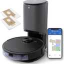 ECOVACS Deebot N8 Pro+ Robot Vacuum and Mop Cleaner - up to 60-Day Self Cleaning, Laser Navigation, Obstacle Avoidance, Multi-Floor Mapping, 2600Pa Suction, Alexa Compatible,Black