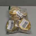 60Pcs Mini Gold Food Tray Disposable Platters Plastic Disc Plates for Party Dessert 3.69 x 0.69Inch