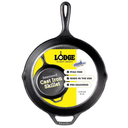 Lodge Seasoned Cast Iron Skillet - PFAS-Free, Non-Toxic Cookware - Use with an Oven, Stove, Grill, or Campfire - Naturally Non-Stick & Oven Safe - 10.25 Inches