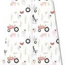 TotAha 1.0 TOG Toddler Sleep Sack 2T-3T-4T for Girls Boys, Buttery Soft Sleeping Sacks with 2-way Safe Zipper, Premium All Season Sleep Bag, Farm XL