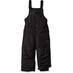 LONDON FOG unisex-baby Insulated Ski and Snow Pants (12M, Black 03)