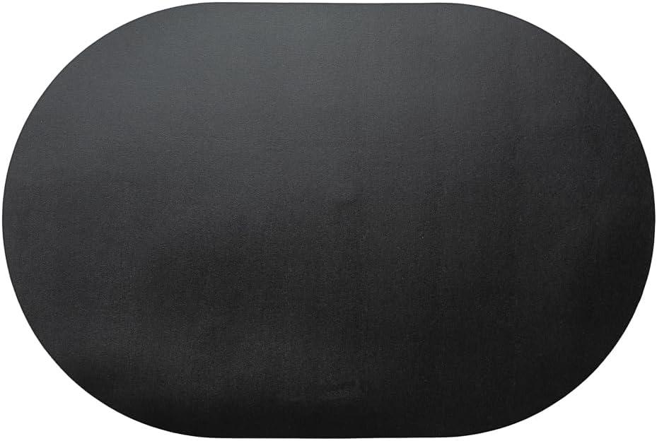 19 x 12 Inch Oval Placemats Embossed Dining Table Placemats 1 Pcs