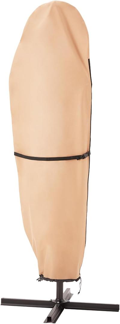 Patio Parasol 600D Waterproof Outdoor Offset Umbrella Cover - Fits Cantilever Offset Umbrella 12-14 Feet