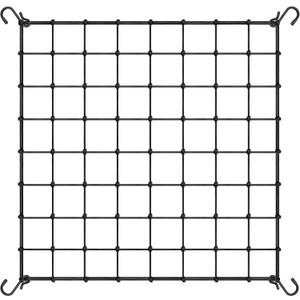 VIVOSUN 4 x 4Ft. Elastic Trellis Netting with 4 Hooks for Climbing Plants, Vegetables, Fruits, and Flowers, Pack of 1 (4x4ft stretched size-3mm d)