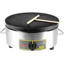 350FE Sodir 13.75-Inch Single Crepe Maker Machine with Cast Iron Plate, 120v