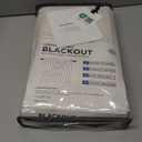 100% Blackout Shield Blackout Curtains for Bedroom 84 Inches Long, Back Tab/Rod Pocket Living Room Drapes, Thermal Insulated Blackout Curtains 2 Panels Set, 50" W x 84" L, Cream