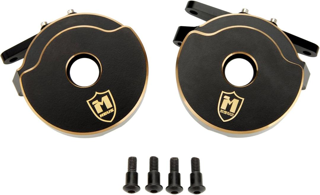 MEUS RACING Brass Steering Knuckles for for Vanquish H10 Optic Sparco Yokohama RTR 1/10 RC Crawler Upgrades Parts, L-124grams/R-128grams