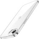 JETech Slim Case for iPhone 17e (2026) / iPhone 16e with Camera Lens Full Protection, Ultra-Thin Lightweight Clear Minimalist Protective Phone Cover, 6.1-Inch Display (Clear)