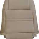 NLQR Front Driver & Passenger Side Bottom & Top Back & Armrest Cover & Headrest Cover Replacement Seat Covers Microfiber Leather Tan fit for Toyota Sequoia Tundra 2000 2001 2002 2003 2004 2005 2006