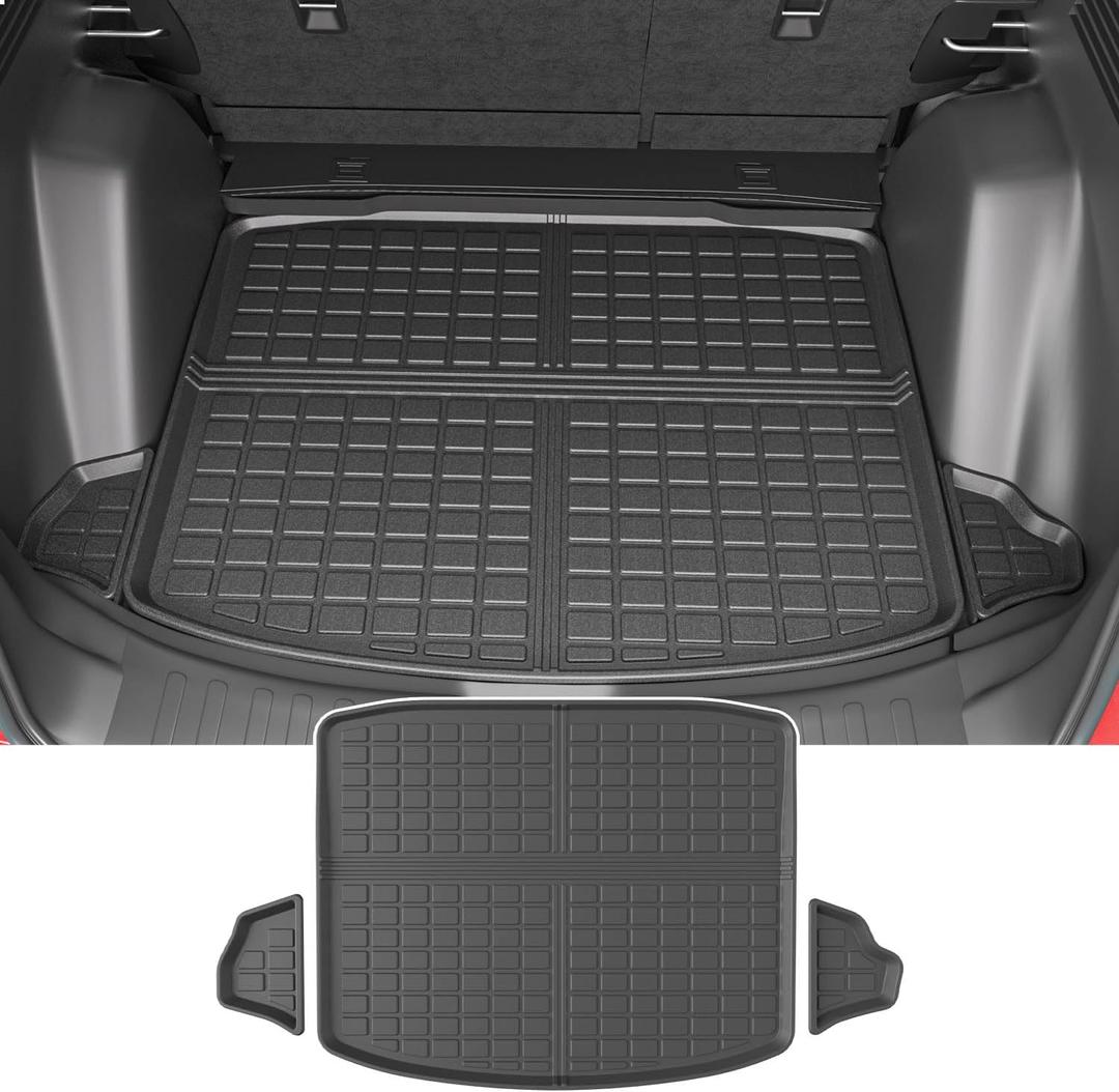 powoq Fuel Trunk Mat Compatible with 2017-2022 Honda CRV Cargo Mat All Weather Cargo Liner Replacement for 2017-2019 2020 2021 2022 Honda CRV Accessories (Fit 17-22 Fuel Model, Trunk Mat)
