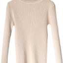 Thick Sweater Pullovers Women Long Sleeve Casual Warm Basic Turtleneck Sweater
