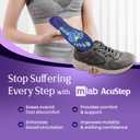 AcuStep Acupressure Shoe Insoles for Men & Women - Unisex Orthopedic Foot Inserts - Natural Foot Support Massaging Insole - Orthotic Insoles Help with Discomfort, Fatigue, Circulation - Small