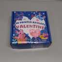 Valentines Day Gifts Cards for Kids 24 Pack 3D Printed Animals Axolotl Figurines Set with Valentine Greeting Cards for Boys Girls Toddle School Classroom Exchange Party Favors Prizes