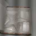 Christmas Tree Topper Star Warm White Light Christmas Tree Decor for Christmas Holiday Home Fit for General Size Xmas Tree, 8.7 Inch