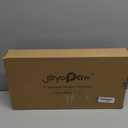 Elevated Dog Bowls, Bamboo Raised Dog Bowl for Medium Dogs, with 2 Stainless Steel Bowls (7'' Tall-40 oz Bowl) (Natural)