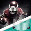 Xuhal 2 Pcs Football Visor for Youth Adult Football Helmet Visor Lacrosse Helmet Eye Shield Eye Protection for Sport (Clear)