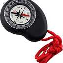 Coleman 3-in-1 Compass with Built-in Flashlight and Lanyard (Black)