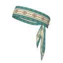 BEIANSHUO Native Indian Western Tribal Tie Headband, Breathable Sweatband, Non-slip Fabric Sweatband for Soccer, Tennis, Workout, Costumes & Cosplay