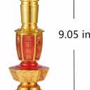 Led Retro Chinese Candle lamp Vintage Style Retro Nostalgic Ancient Chinese Style Buddhist Supplies - 1 Pair