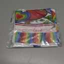 XCHI Rainbow Love Heart Flowers LGBTQ Tablecloth Rectangle Pride Day Inclusion Lesbian Gay Bisexual Transgender Queer Homosexual Equality for Indoor Outdoor Dining Home Party Decorations 60x84 Inch