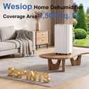 Dehumidifier for Home with Drain Hose, Auto On/Off Cycling for Basement