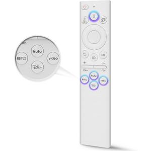 Replacement for Samsung TV Remote, for All 2018-2024 Samsung Remote Control for Smart TV with Voice Control. No Solarcell 