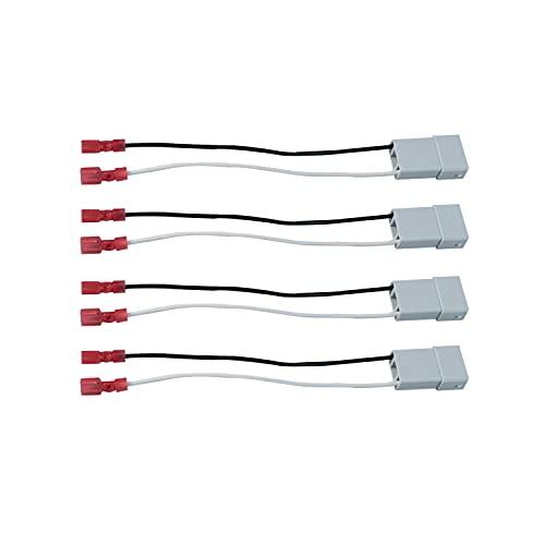 4 Pack Speaker Harness Replacement for Honda Accord Civic CRV Acura CL TL RL Integra Models Front Rear Door Speaker Wiring Harness Adapter 72-7800 - Door Speaker Replacement