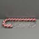 Large Size 4 Pcs 15.7 Inch Christmas Large Candy Canes for Tree Decorations Red and White Giant Candy Cane Props Bulk Xmas Hanging Ornaments Rustic Wood Flat for Party Supplies DIY Crafts Photoshoot