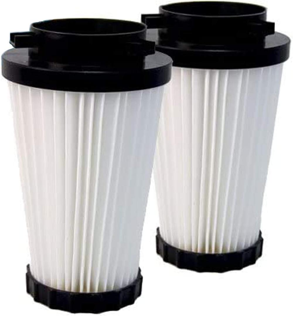 HQRP 2-Pack HEPA Filter Replacement for Dirt Devil F2 470880, 3SFA11500X compatible with Dynamite 084650, Quickvac, Power Stick, Power Reach Upright Vacuums