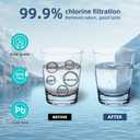 BORPLFTR55 Water Filter Replacement for Bosch Ultra-Clarity Pro 11032531 BORPLFTR50, Replace Thermador B36CT80SNS RA450022 WFS200MF B36CD50SNS B36CT80SNS B36FD50SNS, UltraClarity Pro Filter 2 Pack