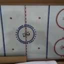 GoSports 40 Inch Table Top Air Hockey Game for Kids - Oak