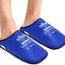 Hilph XL Foot Ice Pack Slippers for Foot Surgery, 1 Pair Hot Cold Packs Gel Ice Slippers for Foot and Toes Pain Relief, Sever Swelling, Bunion Surgery, Plantar Fasciitis, Neuropathy, Gout, Deep Blue, Extra Large (10+ US)