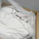 PHF Cotton Muslin Comforter Set King 100% Cotton Cover, Ultra Soft & Breathable, 3PCS Lightweight All-Season Bedding with Polyester Fill, 1 Comforter 104"x90" & 2 Pillow Shams 20"x36", Light Grey