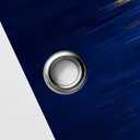 JAWO Abstract Blue Shower Curtain, Gold Blue Boho Ombre Minimalist Chic Art Shower Curtains, Modern Neutral Contemporary Striped Brush Strokes Tan Art Waterproof Bathroom Curtain with 12 Hooks (36"W x 72"L (Pack of 1), Multi5)