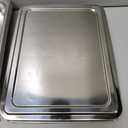 Stainless Steel Divided Plates with Lid, 5 Pack Divided Dinner Tray 5 Compartments Snack Containers Divided Dinner Tray Meal Prep Lunch Containers for Adults, Picky Eaters, Campers, Portion Control