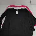 XIEERDUO Womens Long Sleeve Shirts-Fall Tops Basic Tshirts Loose Fit V Neck 3 Packs XL
