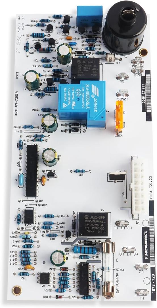 Upgraded 621271001 RV Refrigerator Power Board Circuit Board Replacement for Norcold 1200 Models with a Serial Number Range Between 832171 and 8981138