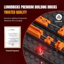 Lumibricks Street Fusion Boxing Club Lighting Building Bricks Set - City Town Modular Playset Collection Display kit with Minifigures 3036 Pcs for Adults & Teens & Life Enthusiasts