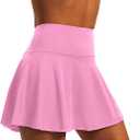 Women's High Waist Pleated Tennis Skirt with 4 Pockets Lightweight Athletic Golf Skorts Skirts for Running Workout
