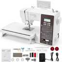 1130 Computerized Sewing and Quilting Machine, 300 Stitches, LCD Screen, 1-Step Buttonhole, Speed Control, Wide Table, Sewing Machine for Clothes & Jeans, Sews Multiple Layers of Denim
